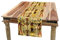 ABAKUHAUS ägyptisch Tischläufer, Grunge Retro religiös, Esszimmer Küche Rechteckiger Dekorativer Tischläufer, 40 x 180 cm, Blasser Kaffee