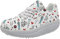 Showudesigns infirmière Baskets Femmes Compensees Chaussure de Sport Gym Fitness Respirantes Mode Sneakers Minceur Chaussures Basses Plateforme Talon de 5 cm