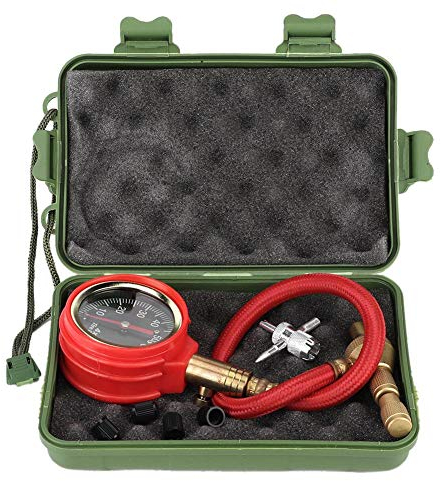 Manometro per pneumatici, misuratore di pressione per pneumatici per pneumatici per pneumatici per auto portatili ad alta precisione.