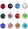 Juland 24 Stück Kristall Geburtsstein Anhänger Gemischte Runde Charms Schmuck Hängen Strass Schmuck Edelstein Baumeln Perlen für Armbänder Halsketten Ohrring Machen DIY Handwerk 12 Farben 6mm