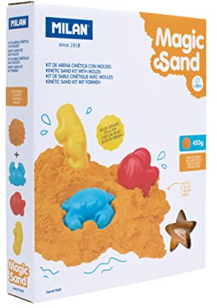MILAN® Kit de arena cinética magic sand con moldes