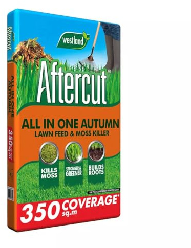 Westland Aftercut All In One Autumn Lawn Feed and Moss Killer 350m2 (20400587)