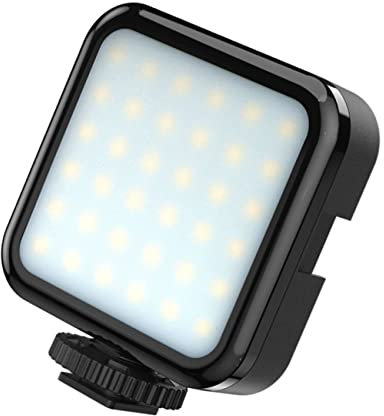 CAXUSD Computer Video Conference Fill Light Mini Led Vlog Licht Mit Helligkeitsregler Softlicht Batteriebetrieben Kompatibel Für Kamera Und Smartphone Kompakt Schwarz Für Streaming Und Fo