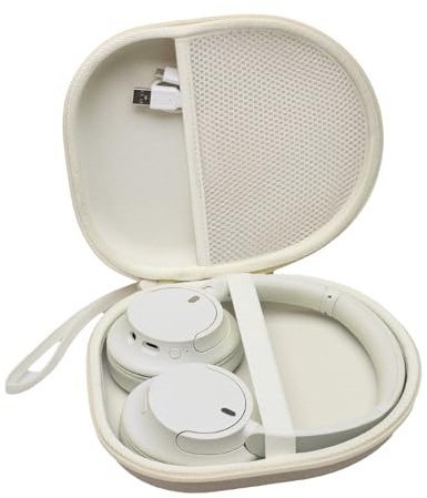 XANAD Etui Casque Audio Sony pour Sony wh-ch720n portencion Bluetooth sans Fil Housse (Beige)