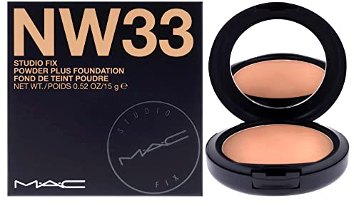 MAC Studio Fix Powder Plus Foundation - NW33 For Women 0.52 oz Foundation