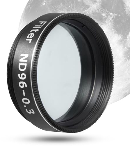 Astromania Moon Filter 1.25 Inch for Telescope Planetary Filters ND96-0.3