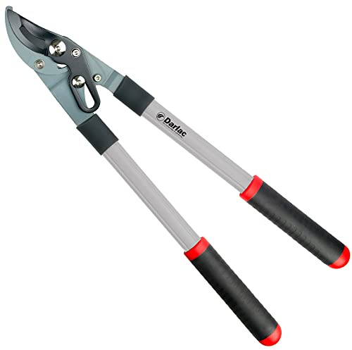 Darlac Compact Bypass Garden Loppers – Double Compound Action to Reduce Effort – 35mm Cut Capacity for Fine Pruning - Lightweight Ideal for Confined Spaces -SK5 High Carbon Steel Blade