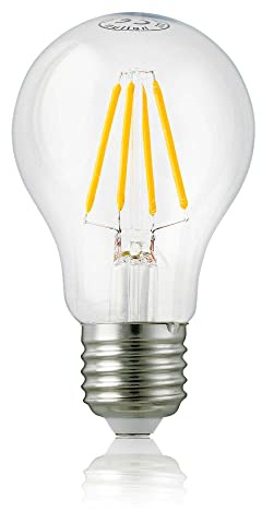 Hellum LED Glühbirne E27 dimmbar, 7W warmweiß, 806 Lumen, 2700K, 25000h, 1 Stück