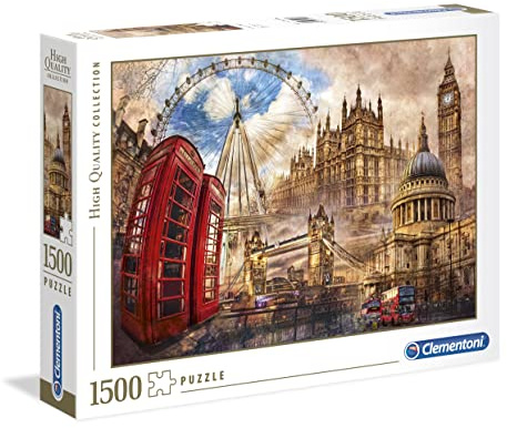 Clementoni Collection Puzzle, No Color, 1500 Pezzi