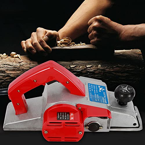 Rabot À Bois Électrique, Lightakai 1300W 220V Rabot Électrique Rabot À Main Rabot Électrique Rabot À Bois Portable 90Mm 13000 Tr/Min