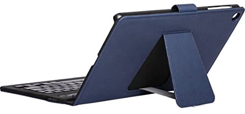 Silver HT - Funda con Teclado Bluetooth para Tablet Samsung Galaxy Tab A8 2022 10.5 Azul