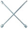 Generico Chiave A Croce per Dadi Ruota Camion 24/27/30 mm. Quadro maschio 3/4” per Gomme bulloni ruote autocarri - 99173