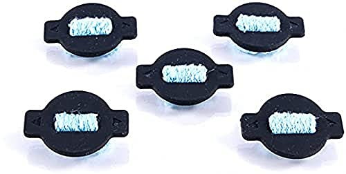 iRobot Originalteile - Originales Zubehör, Reinigungspad-Ersatz-Dochte (5x) für Braava Jet 300 Serie, Blau, Schwarz