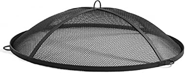 Cooking Rejilla de protección contra chispas y chispas, pantalla de protección contra chispas – Diámetro de 69 cm de acero crudo