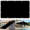 Sonnensegel für Gartenpavillon Sunset Deluxe 1.8x5M Sonnenschutz | Wetterschutz | Wasserabweisend Sonnensegel Sonnenschutz Sonnensegel inkl Befestigungsseile Für Terrasse Camping, Schwarz, 21985