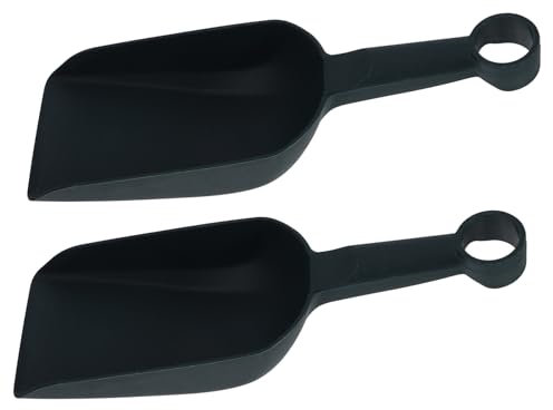 Milisten Ensemble De 2 Pelles À Main De Jardin en Plastique avec Poignée Ergonomique Et Trou De Suspension pour Faciliter La Plantation Et Le Creusement