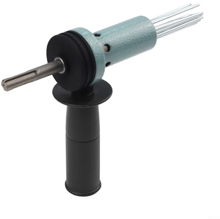 Adaptateur pour dérouilleur à aiguilles de marteau électrique, outil de retrait de rouille de tige SDS, conception de conversion ergonomique, embout pour outils électriques en acier allié trempé