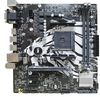 moderkort Fit For B450M-D3V B450 Micro ATX AM4 Ryzen 5/3/7 5600X 5500 3600 Processor DDR4 (32 GB) 4 × SATA III 1 M.2