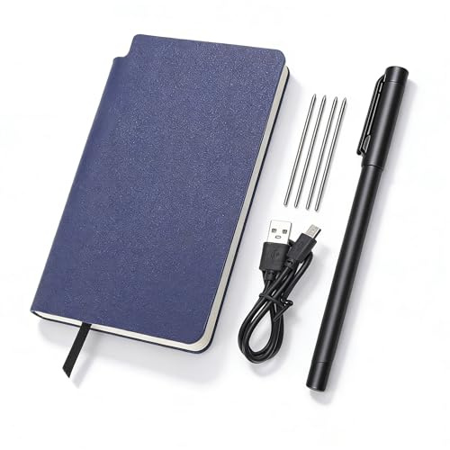 Sxhlseller Intelligentes Digitales Notizbuch mit Stift, A6 Echtzeitsynchronisierung, Bluetooth KI Zeichnungsübersetzung, Handschrifterkennung, mit Sprachaufzeichnung und OCR, für