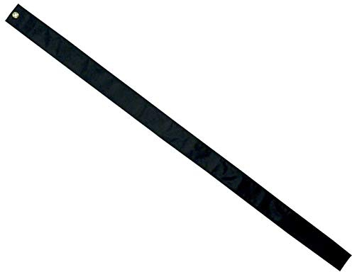 Half-Staff Half-Mast Mourning Streamer (5' Long) for 3x5' Flag, Mourning Ribbon for House Mounted Pole, Made in USA