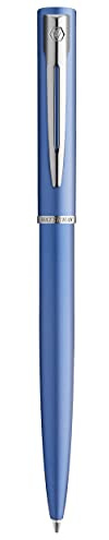 Waterman Allure stylo bille - Laque Bleue - pointe moyenne - Encre Bleue - coffret cadeau