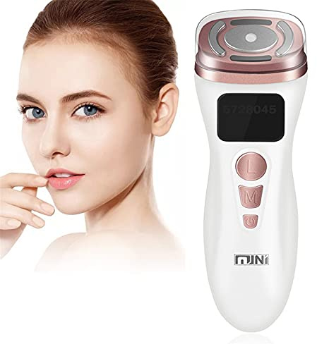 Mini HIFU -maskin Ultraljud Ansiktslyftande Skönhetsmaskin RF EMS Mikroström Lift Firm Åtstramande Hudföryngring Anti Aging Wrinkle Skin Care Device