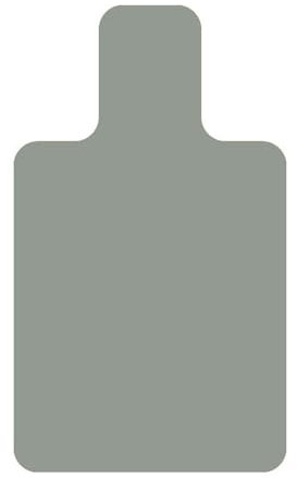 FANSU Pilates Yoga Matte, Pilates Reformer Matte Yogamatte Rutschfest Waschbare Trainingsmatte, Faltbare Fitnessmatte für pilates Reformer Fitnessgeräte (Hellgrau)