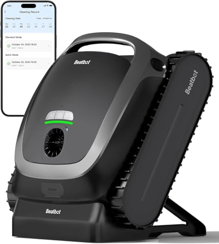 Beatbot AquaSense Robot pulitore per Piscina Senza Fili - ottimizzazione Intelligente del Percorso, pulisce Pavimento, pareti e Linea d'Acqua