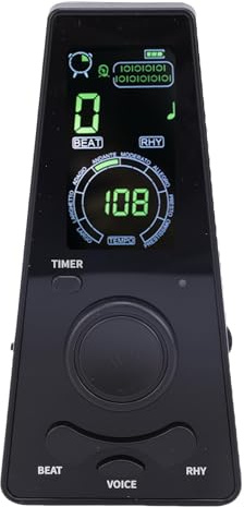 Hamwesh Digital Metronom, Mänsklig Rösträkning, Flera Rytmlägen, Justerbar Volym, Färgskärm, Uppladdningsbart Batteri, för Nybörjare och Musiker