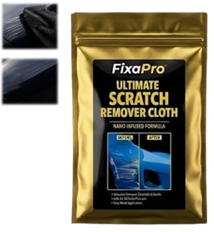 Fixapro Scratch Remover, Car Cleaning Cloth for Scratches, Quick Paint Restoration, Car Cloth Scratch Remover, Quick Paint Restoration, Suitable for Various Car Scratches | Scratch Repair