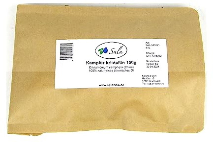 Sala Canfora Cristalli di Canfora Naturale Cristallino 100 g