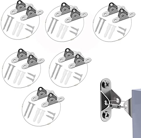 Bantre Stück Kippsicherung Möbel Set, Anti Kipp, , Möbelgurt Möbelanker, für, Bücherregal, Schrank, Kommode, zum Schutz von Baby und Haustier, 2TC6078