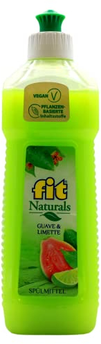 fit Naturals Guave & Limette Geschirrspülmittel vegan, 12er Pack (12 x 500ml)