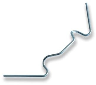 KARAT Skava, pinze per serra, 9,5 x 3 cm, 100 pezzi, fissaggio per piastre cave, piastre a doppia barra, plexiglass o vetro vero, pinze per serra