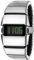 BENLYDESIGN Einzigartige Metall-Armbanduhr, Edelstahl-Herren-Digitaluhren, Y2K-Uhren für Herren, 30 m wasserdicht, Silber, sandgestrahlt, Retro
