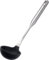Fissler Essential/Silikon-Suppenkelle mit Edelstahl-Griff (38 cm) Sauciere, Schöpfkelle, mit Aufhänge-Öse, Spülmaschinen-geeignet