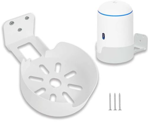 Ubiquiti UniFi Dream Router-Wandhalterung, funktioniert mit der neuen Unifi Dream 7 (UDR7) Halterung, stabile Metall-Wandhalterung, kompatibel mit Ubiquiti UniFi Dream Machine UDR7 (Clean-1PACK, Weiß)