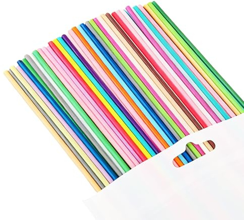 32 Colors 3D Pen Filament Refills for 3Doodler Start+ and Start 3D Pen, 2.5mm PCL Low Temperature Safe 3D Printing Pen Filament for Kids, 160 Pcs (15cm Each) with Glow in The Dark Colors