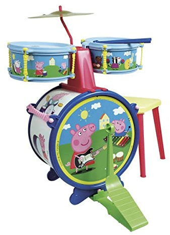 Claudio Reig - Bateria Pepa Pig 2 Tambores 30X17X60 72-2323