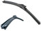 Limpiaparabrisas delantero 51 cm Wiper Blade plano universal con 10 adaptadores, Escobillas Limpiaparabrisas Coche