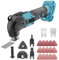 Akku Multifunktionswerkzeug für Makita 18V Akku,Multitool,Oszillierwerkzeug,600W Bürstenlos mit 22 Zubehör（Ohne Akku）