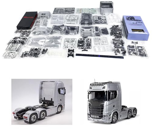 wheelfun 1/14 770S 6X4 56373 RC Traktor LKW Silber 3-Gang Ferngesteuertes Auto Modell Bausatz RC Hobby Modelle