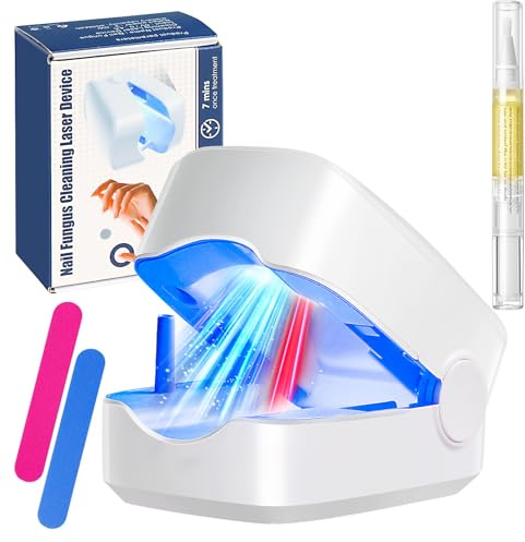 IUHFSIFS Upgrade Antifungal Laser【Light Intensity Enhancement 】【Stronger Red Light - 950nm】Anti Fungal Nail Treatment for Toenail Fungus Treatment, 950nm Infrared Light 500nm Blue