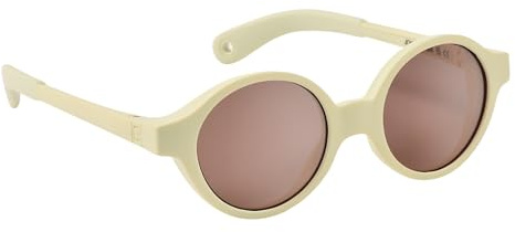 BÉABA, Gafas de Sol para Bebé 9-24 Meses, Protección 100% UV - CAT 3, Protección Lateral, Confort Óptimo, Patillas Ajustables 360°, Adaptables a la Vista, Colección Joy Limonada