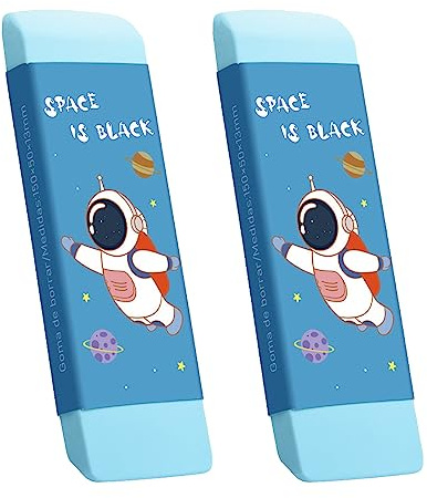 2 gomme da cancellare giganti a forma di cartone animato, super jumbo-gomme da cancellare, per pittura artistica, materiale scolastico