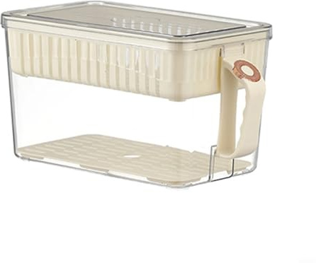 Boîte de rangement pour fruits et légumes frais Blanc M