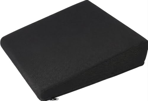 ComfyWise Orthopedic 11° Wedge Seat Cushion – High Density Foam for Back Pain, Lumbar & Sciatica Relief – Posture Correcting Pillow for Car & Office Chairs