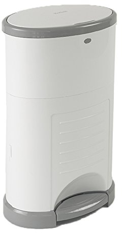 Korbell - MAXI - Cubo de pañales - 26 L - Blanco - Económico - Ecológico - Pedal - Capacidad de 60 capas (KRM280DS)