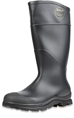 Servus Comfort Technology 14 PVC Steel Toe Men's Work Boots, Black - Steel Toe, 10