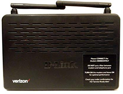 D-Link DSL Wireless N ADSL2+ Modem Router Model DSL-2750B Verizon ver: VZ_1.44